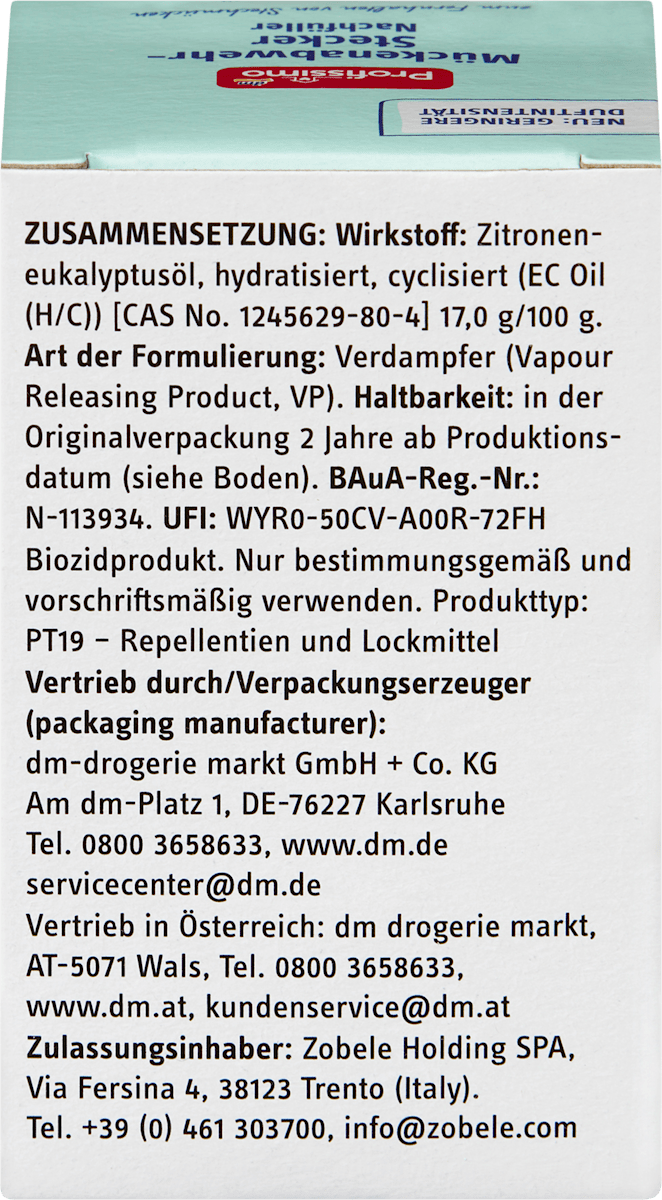 Profissimo Mückenabwehr-Stecker Nachfüller, 1 St