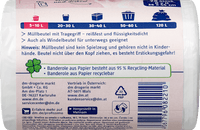 Afvalzakken 10 l met draagbeugel voor cosmeticabakken, 75 stuks