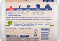 Müllbeutel 10 l mit Tragegriff für Kosmetikeimer, 75 St