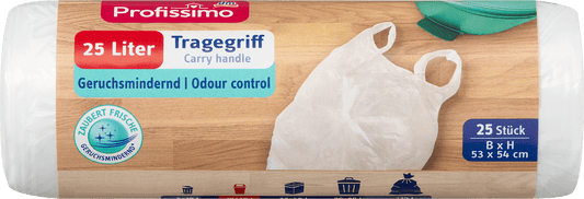 Sacs poubelle Profissimo 25 l avec poignée, 25 pcs