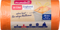 Müllbeutel 25 l mit Zugband, 26 St