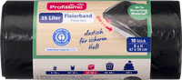 Müllbeutel 35 l mit Fixierband, 10 St