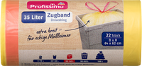 Müllbeutel 35 l mit Zugband, 22 St