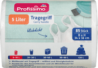 Müllbeutel 5 l mit Tragegriff, 85 St