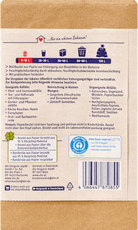Müllbeutel Recycling 10L Kompostbeutel, feuchtigkeitsabweisend, 8 St