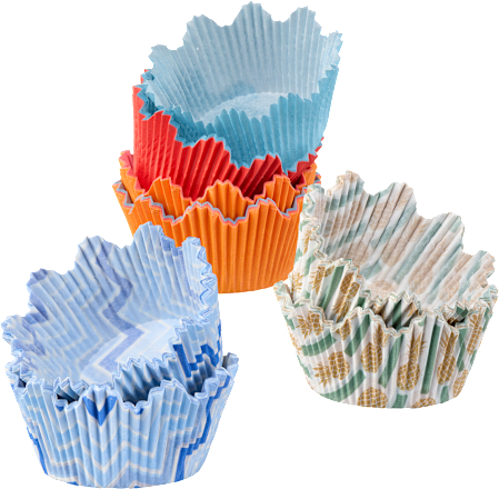 Muffinvormpjes kroontjes, 40 stuks