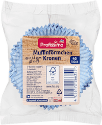 Muffinvormpjes kroontjes, 40 stuks