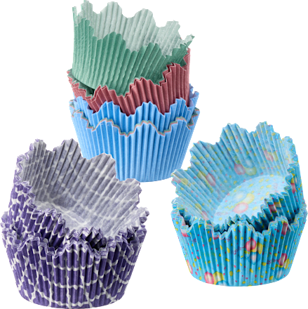 Muffinvormpjes kroontjes, 40 stuks
