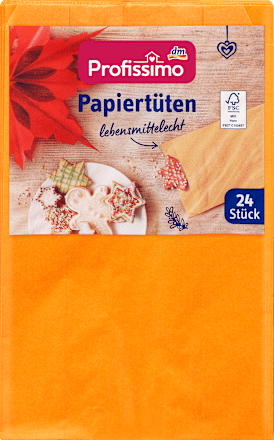 Papieren zakken geassorteerd, 24 stuks