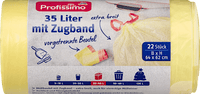 Prof. 35l Müllbeutel mit Zugband, 22 St