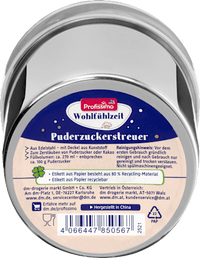 Poedersuikerstrooier, 1 st.