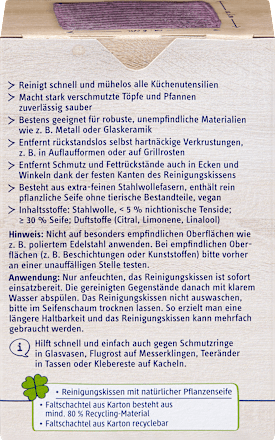 Reinigungskissen Topf und Pfanne, 8 St