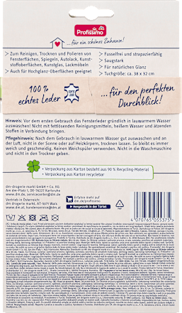 Reinigungstuch Echtes Fensterleder, 1 St