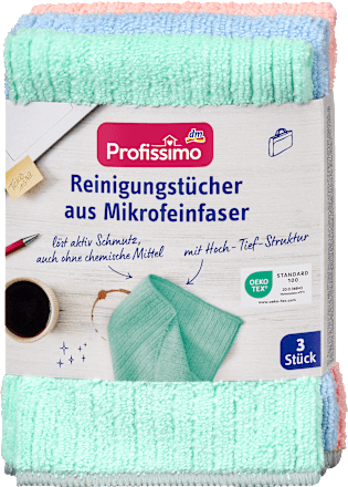 Reinigungstücher Mikrofeinfaser, 3 St