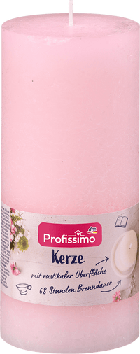 Profissimo Rustikkerze 160/68 Rosa, 1 St
