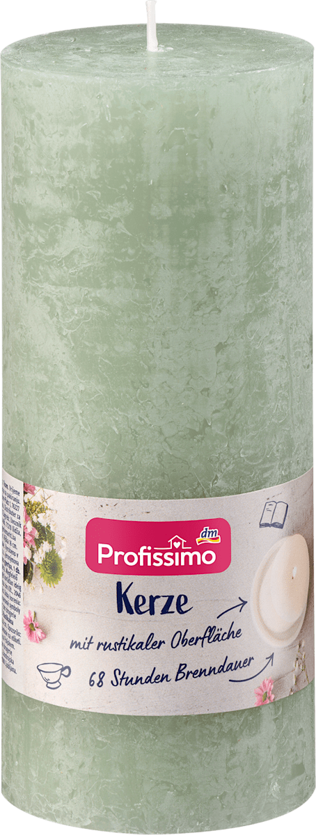 Profissimo Rustikkerze 160/68 Salbei, 1 St