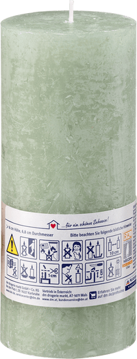 Profissimo Rustikkerze 160/68 Salbei, 1 St