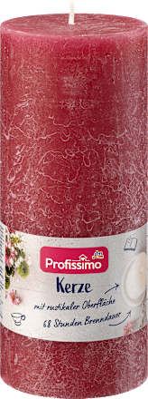 Rustieke kaars bordeaux 160/68, 1 st.