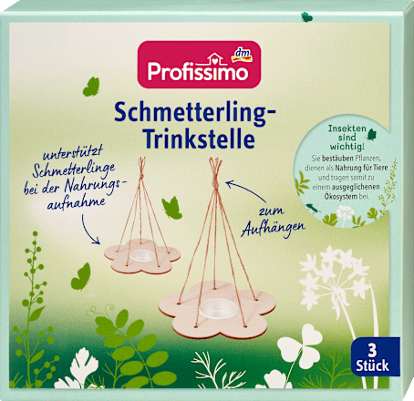 Schmetterling Trinkstelle, 3 St Profissimo