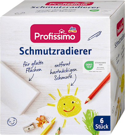 Schmutzradierer, 6 St