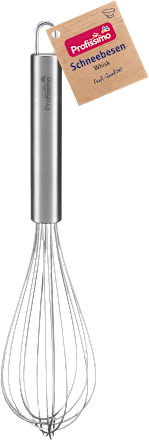 Schneebesen aus Edelstahl & Silikon, 1 St