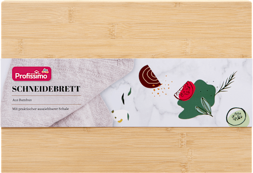 Schneidebrett mit Auffangschale, 1 St