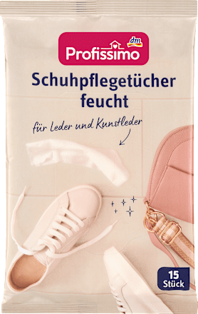 Schuhpflegetücher feucht, 15 St