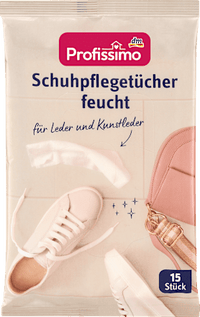 Schuhpflegetücher feucht, 15 St