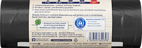 Zware tas natuur 120 l, 10 stuks