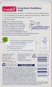 Veiligheidslucifers Maxi, 50 stuks