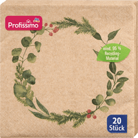 Profissimo Speiseserviette-Recycling Kranz 33x33cm, 20 St