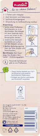 RVS leidingsproeiers, 1 set