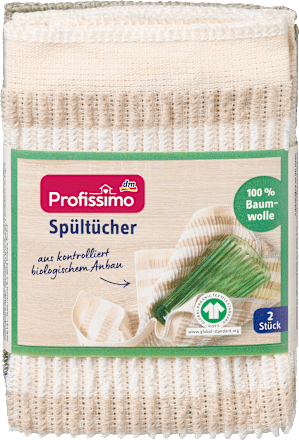 Spültücher 100% Baumwolle, 2 St