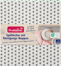 Vaatdoeken met reinigingsnoppen, 2 stuks