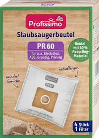 Staubsauger PR60 & Filter, 4 St