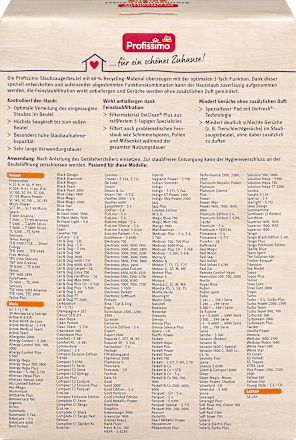 Stofzuigerzakken PR 10, 4 stuks