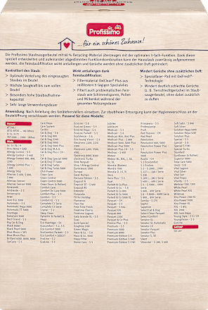 Stofzuigerzakken PR 20, 4 stuks