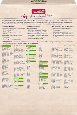 Stofzuigerzakken PR 30, 4 stuks