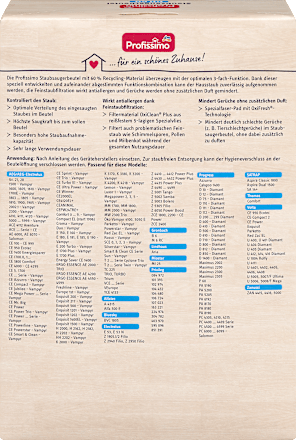 Stofzuigerzakken PR 40, 4 stuks