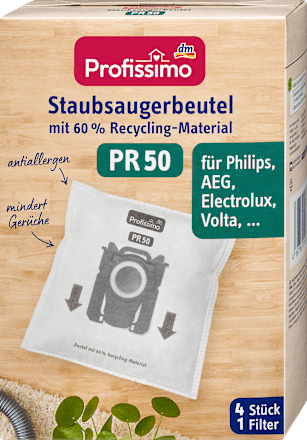 Stofzuigerzakken PR 50, 4 stuks