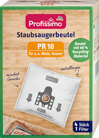 Staubsaugerbeutel PR10 & Filter, 4 St