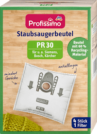Staubsaugerbeutel PR30 & Filter, 4 St