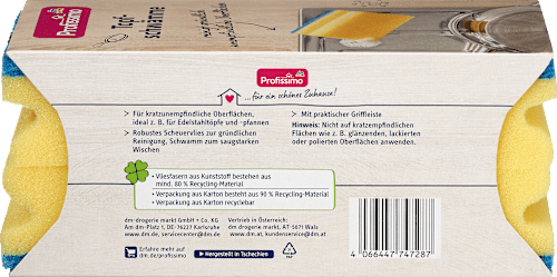 Potsponzen, 6 stuks