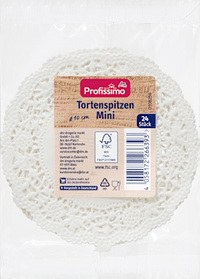 Mini taartrandjes, 24 stuks