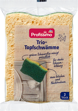 Profissimo Trio-Topfschwämme, 2 St