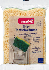 Profissimo Trio-Topfschwämme, 2 St