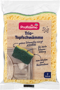 Trio-Topfschwämme, 2 St