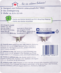 Tube-leegmaker, 2 stuks