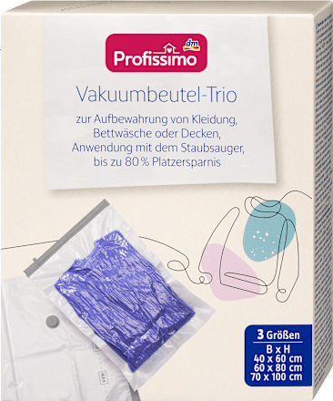 Vakuumbeutel-Set, 3 Anzahl