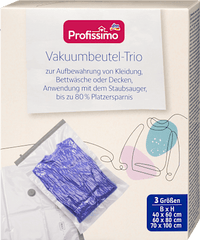 Vakuumbeutel-Set, 3 Anzahl